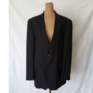 Kenneth Cole New York pinstripe black 2 piece suit